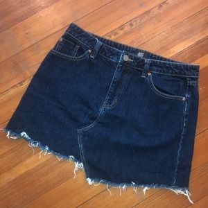 SOLD BDG Urban Outfitters dark denim jean skirt